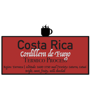 Costa Rica Cordillera de Fuego Termico Process