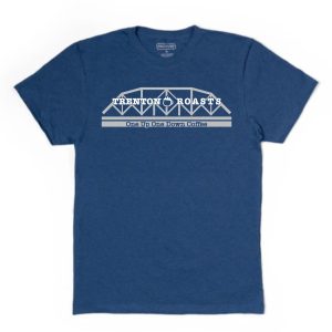 Trenton Roasts t-shirt in blue