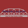 Sweatshirt bridge logo